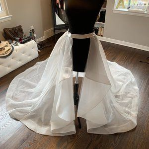 Wedding Dress Detachable Train